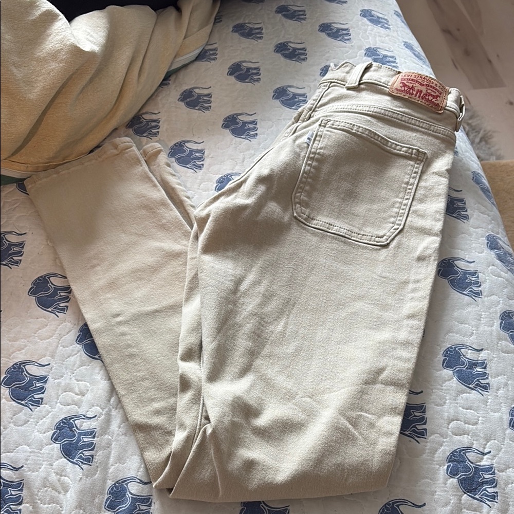 Levi's Tan 311 Shaping Skinny Denim Jeans
